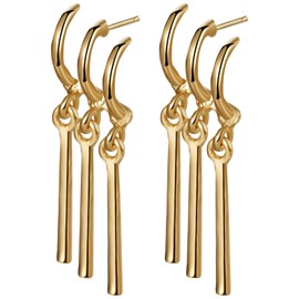 Zoro Hoop Earrings, Anime, Pierced Ring, 0.7 oz (20 g), Stainless Steel Earrings, Simple, Stylish, Men's, Women's, Fashionable, Accessories, Perfect for Roronoa Zoro Cosplay, Stainless Steel