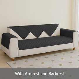 Muamar Dog Bed Cover Sofa Protector,Anti Slip Waterproof Sofa Covers for Living Room Couch Covers,Sofa Mat,Seat Cover, Dog Mat,Pet Pad for Furniture Bed Sofa Protector 1 Piece (30x82 inch,Black)