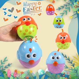 KOJAYHOL Easter Gifts Children from 1-5 Years, Easter Eggs Toy Gifts Matching Eggs Colour & Shape Detection Sorter Skills Toy for Toddlers, Matching Egg Set Easter Egg