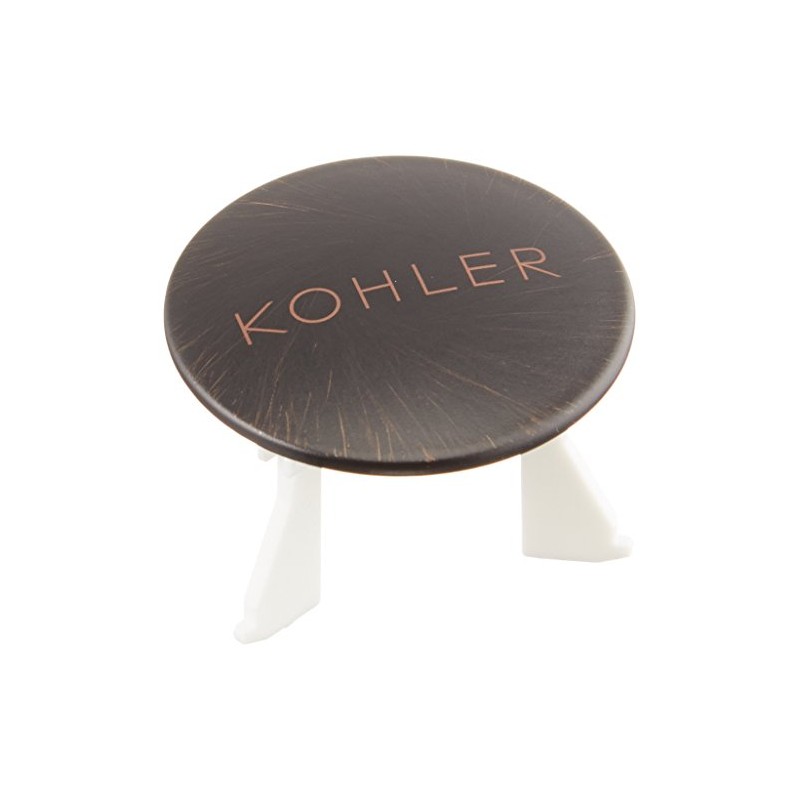 KOHLER Overflow Cap for Iron Plains Bathroom Sinks, Oil-Rubbed Bronze
