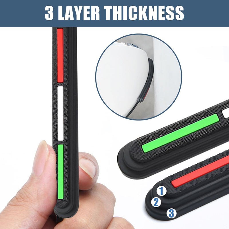 4 Pcs Door Edge Protector Bumper Sticker Car Collision Protector