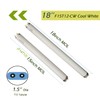 Flyercatch F15T12-CW Cool White 15 Watt Fluorescent Light Bulbs 4100K