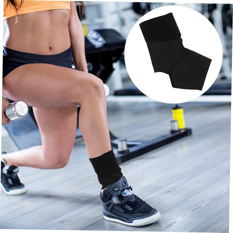 Tobillera de Soporte para Tobillo Negra, Cómoda y Ajustable