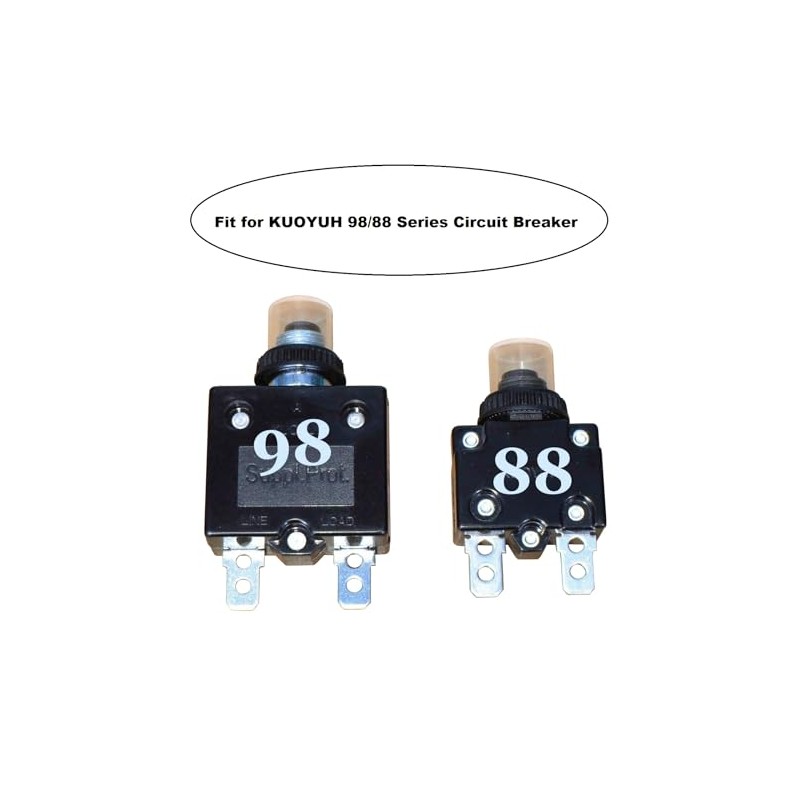 GAOHOU 5 Circuit Breaker Waterproof Dust Cover Flat Head Cap