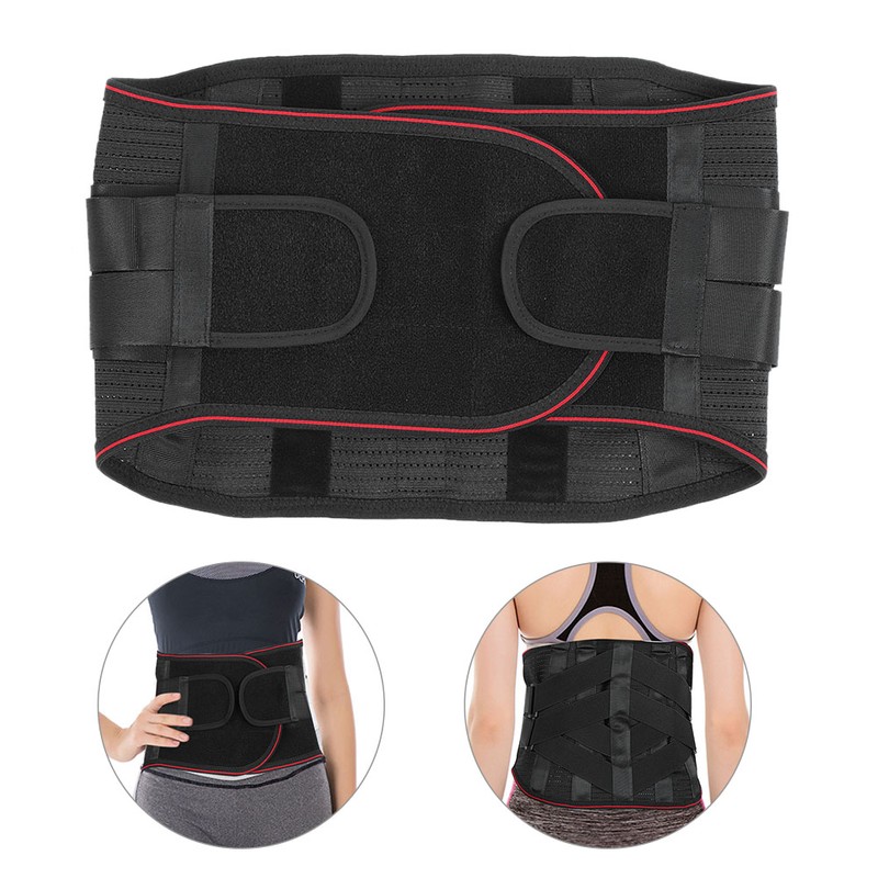 Breathable Waist Belt Lumbar Protection Waist Support Brace for Men