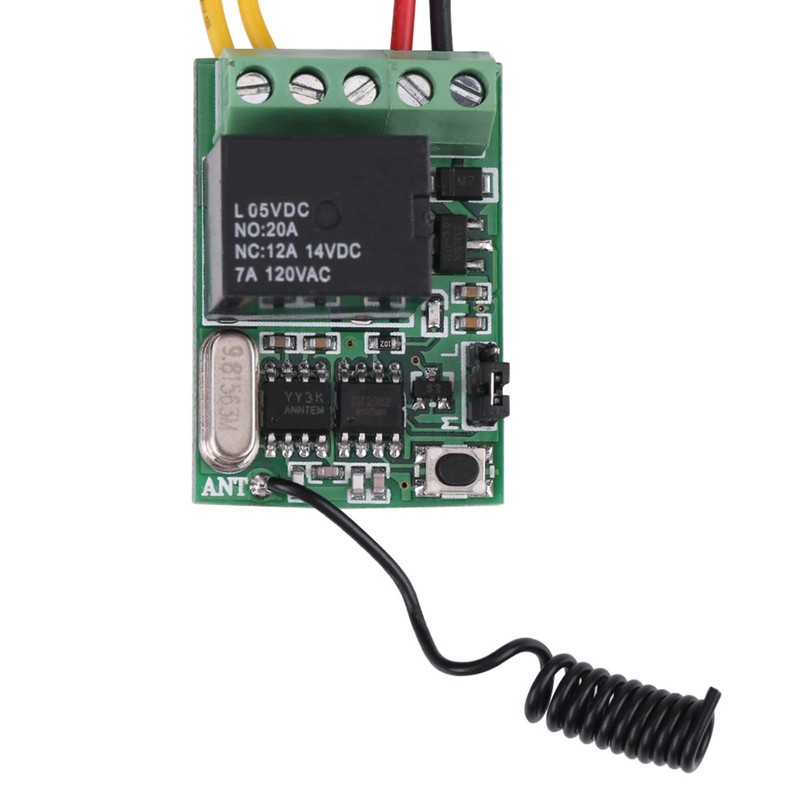 Haosie DC4V 12V Wireless Switch and Receiver Suitable for Computer,