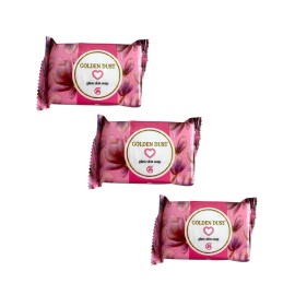 G21 Golden Dust Glass Skin Soap, 60g x 3 Pack