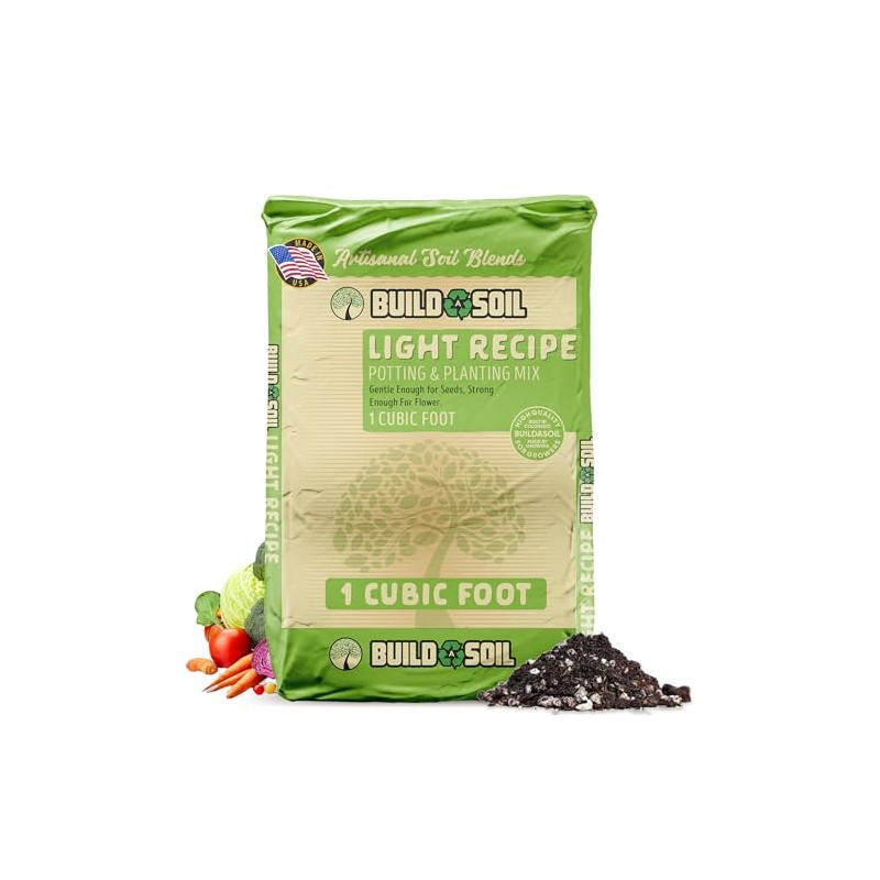 BuildASoil Light Garden Soil for Indoor & Outdoor Plants (1