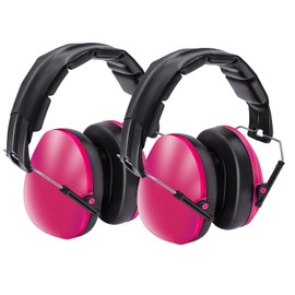 Lerelin Ear Defenders Kids, 2 Pack Noise Cancelling Headphones for Kid, Foldable Adjustable Hearing Protection, 28 dB for Noise Reduction for Autism, Boys, Girls, Toddlers