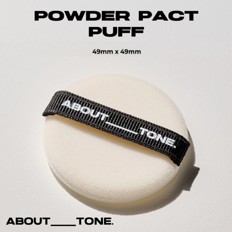ABOUT TONE Powder Pact Puff 5P - Compatible with ABOUT