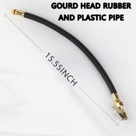 Luminuti 1 Pcs Black Tire Inflator Extension Tube, Tire Inflation Gauge Accessories, Suitable for Most Cars, Trucks, Suvs, Bicycles, Motorcycles