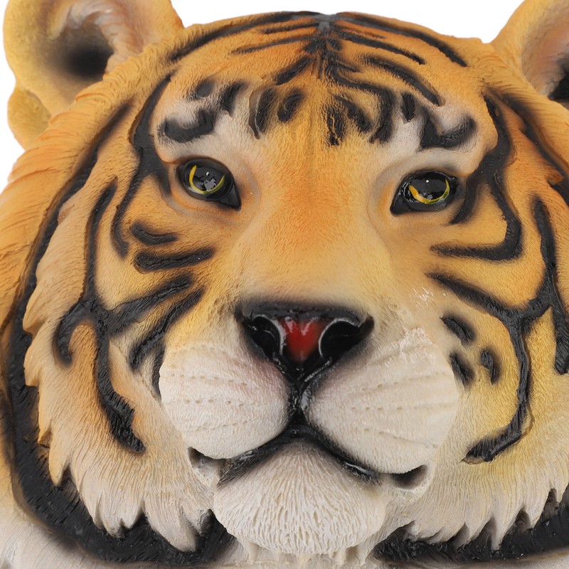 3D Simulation Animal Head Statues Wall Decor Resin Unique Exquisite
