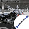 X AUTOHAUX Universal 22mm Blue Motorbike Balance Bar Crossbar Handlebar