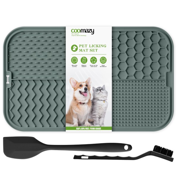 Coomazy Licky Mats for Dogs Large Dog Slow Feeding Lick