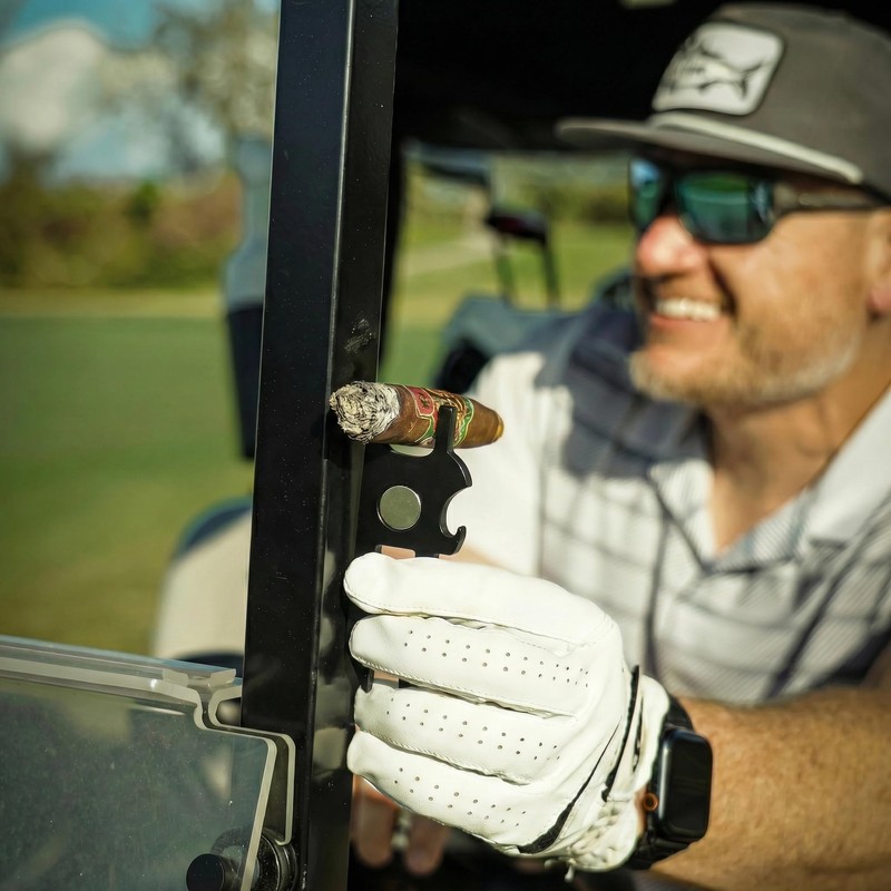 JIUYIBC Golf Divot Tool with Magnetic Ball Marker, Tee Height