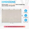 Joramoy 10x10 Canopy Sidewall - 10x10 Tent Wall with UV