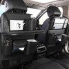 Fancemot Leather Car Back Seat Organizer, Foldable Table Back Seat