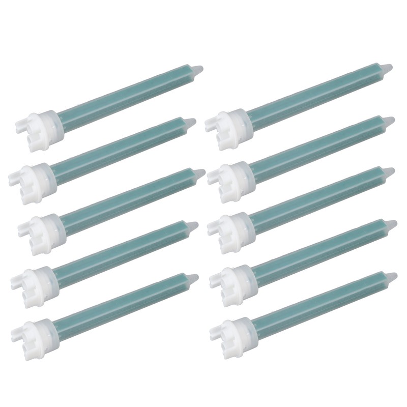 10pcs Mixing Nozzles Plastic Prevent Blocking Adhesive Glue Mixing Nozzle