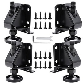 4 PCS Nivelador Para Muebles,Nivelador de Pie Ajustables De Servicio Pesado,Patas De Mesa De Muebles con Almohadillas Deslizantes AntivibracióN para M