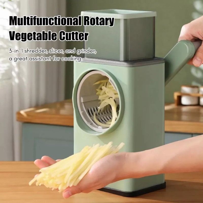 Total Supplier Vegetable Cutter Chopper Grater 3 In 1 Multifunctional