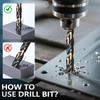 Metal Drill Bit Set, Yougfin 29PCS High Speed Steel Drill