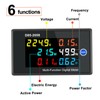 AC Meter Single Phase LCD Digital AC Panel Meter Voltage