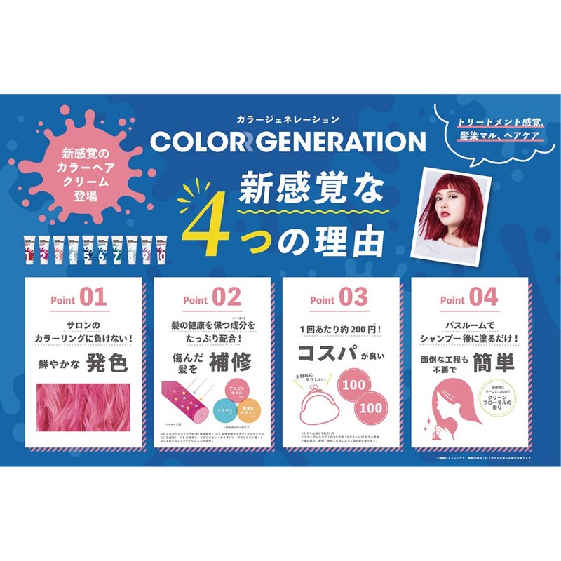 COLORR GENERATION VICIOUS BLUE Color Treatment, 5.3 oz (150 g)