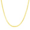 KXJ 925 Sterling Silver 3mm/4mm/5mm Chains for Women Men,24k Gold/White