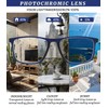 Hubeye Photochromic Reading Glasses for Men 3 Packs UV400 Sun