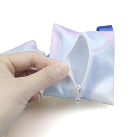 rainbowstar 2 pack Feeding Tube Pouch with Zip for NJ Nasogastric Tube Storage Pocket NG Tube Holder Waterproof