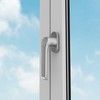 Schüco Window Handle Silver Stainless Steel Look F 9 for
