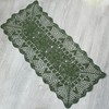 kilofly Handmade Crochet Lace Rectangular Table Runner 15 x 36