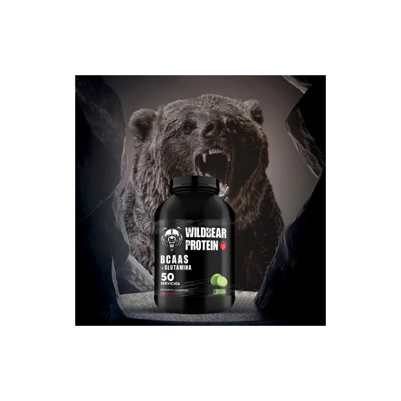 Aminoácidos Bcaas + Glutamina Wild Beard 1kg Varios Sabores