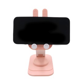Pamayaneen 2 Pack Cell Phone Stand Holder for Desk Foldable 360 Adjustable Phone Stand Cute Rabbit Phone Holder for All Smartphones