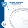 Carlisle FoodService Products Replacement Lid Crock Lid for Kitchen, Restaurants,