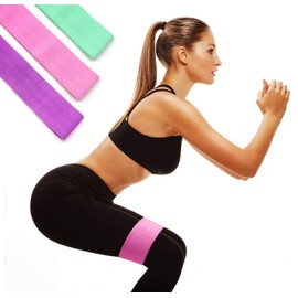 PRECORN Resistance Bands Set of 3 for Full Body Training Fitness Band 3 Different Strengths Fitness Bands Training Bands Exercise Band