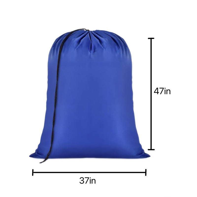 Extra Large Laundry Bag with Drawstring, 37 x 47 inches,