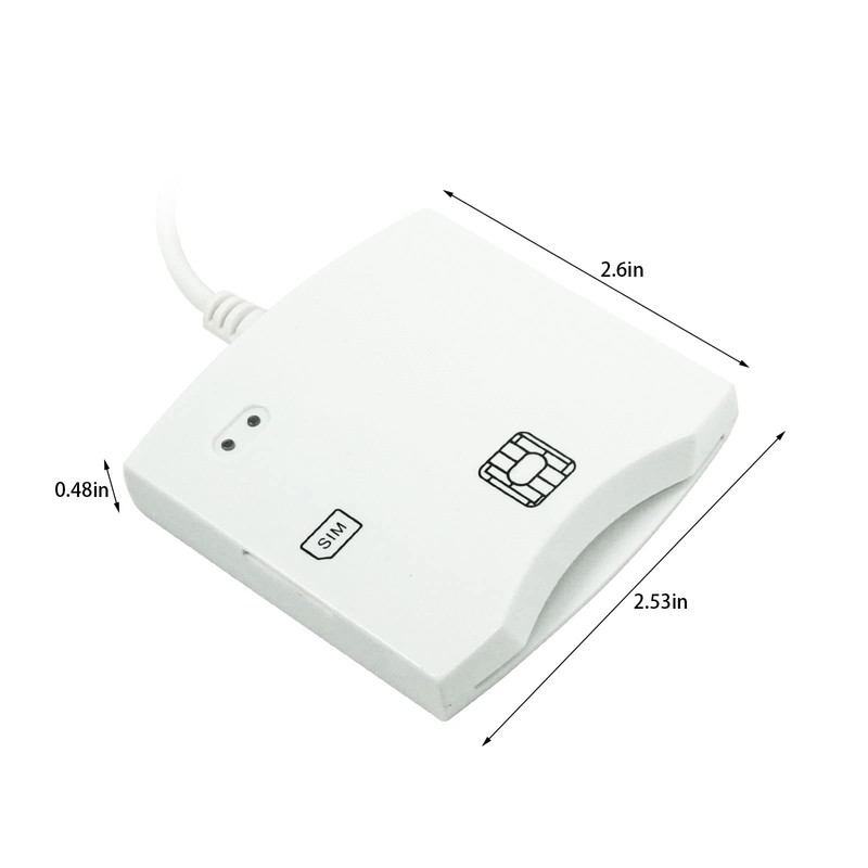 Lector de tarjetas con chip inteligente para EMV SIM eID