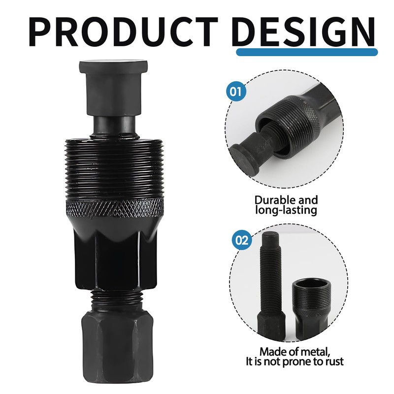 Jecdfs 1 x Crank Remover Bicycle Crank Puller Compact, Compact