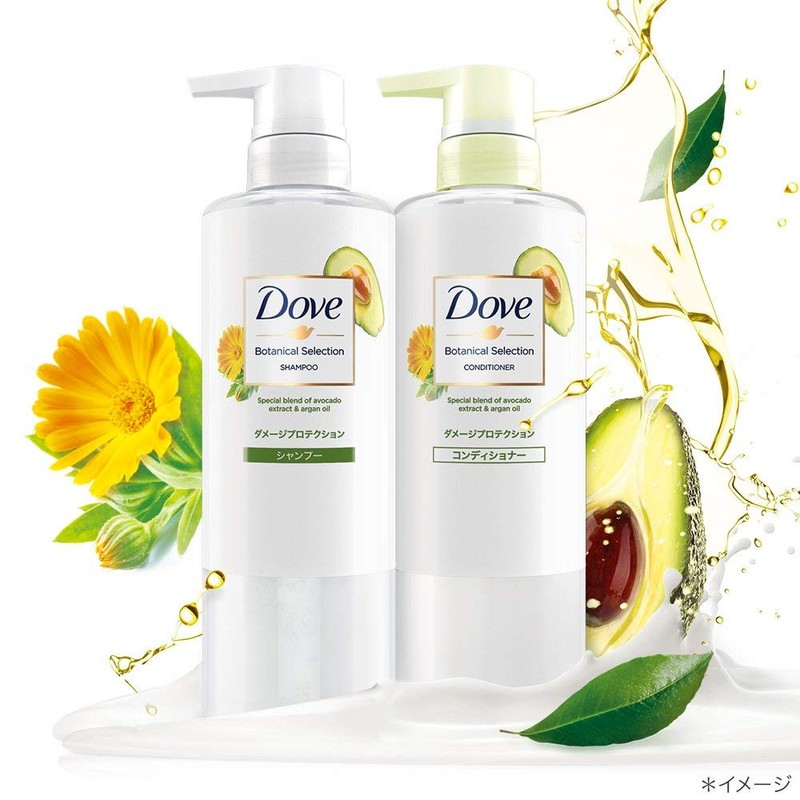 Dove Botanical Selection Damage Protection Conditioner, 2 Refills, 12.8 oz
