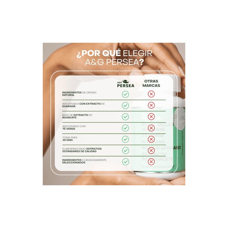 A&G PERSEA PACK 2 Frascos 60 C/u Cápsulas a base