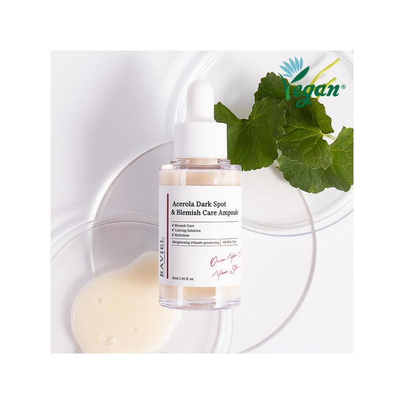 Raviel 3일 기미&잡티케어 미백 톤개선 나이아신 아세로라 앰플 30ml 3-Day
