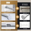 Ausemku Shower Curtain Rod 26-76 Inch Adjustable - 0.85 Inch