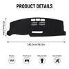 Hugeek Dashboard Cover Mat for Mazda 2017-2025 2026 CX-5 CX5