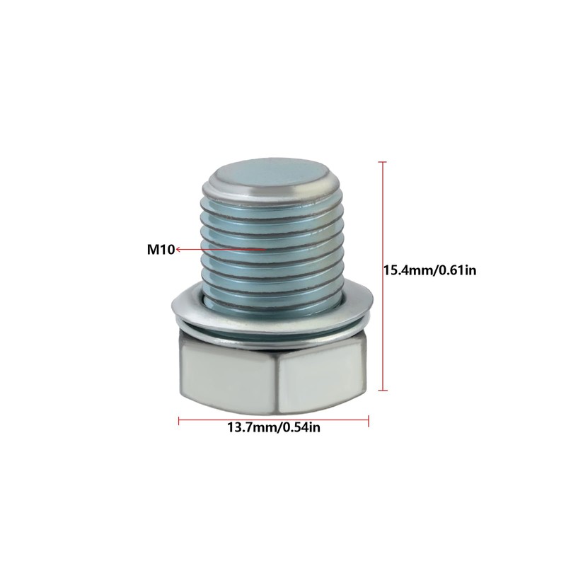Briny River 4 Pieces M10 Chainsaw Decompression Valve Blanking Plug
