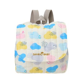 Sanrio Baby 184250 Colorful Sanrio Characters Baby Backpack, Baby Shower, Boys, Girls, Cute, Hand Wash, Lightweight, Adjustable Size