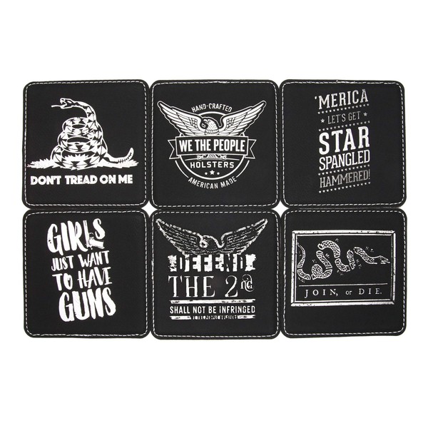 We The People Holsters - 2nd Amendment Coasters - Defend