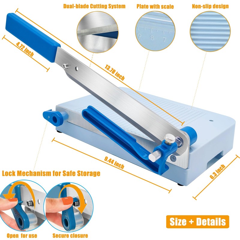 Alinwu Multipurpose Cheese Slicers for Block Cheese, with Adjustable Thickness