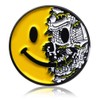 Don Flyee Skull Smile Mark Pin Badge Pin Butterfly Clutch