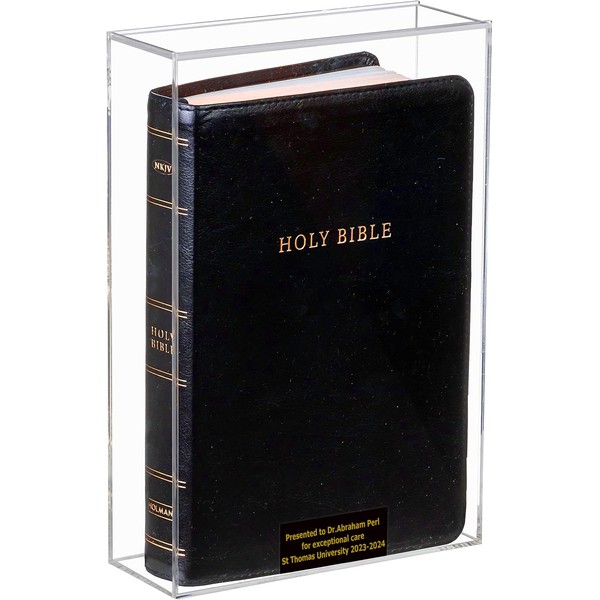 Better Display Cases Clear Acrylic Book Display Case 8" x